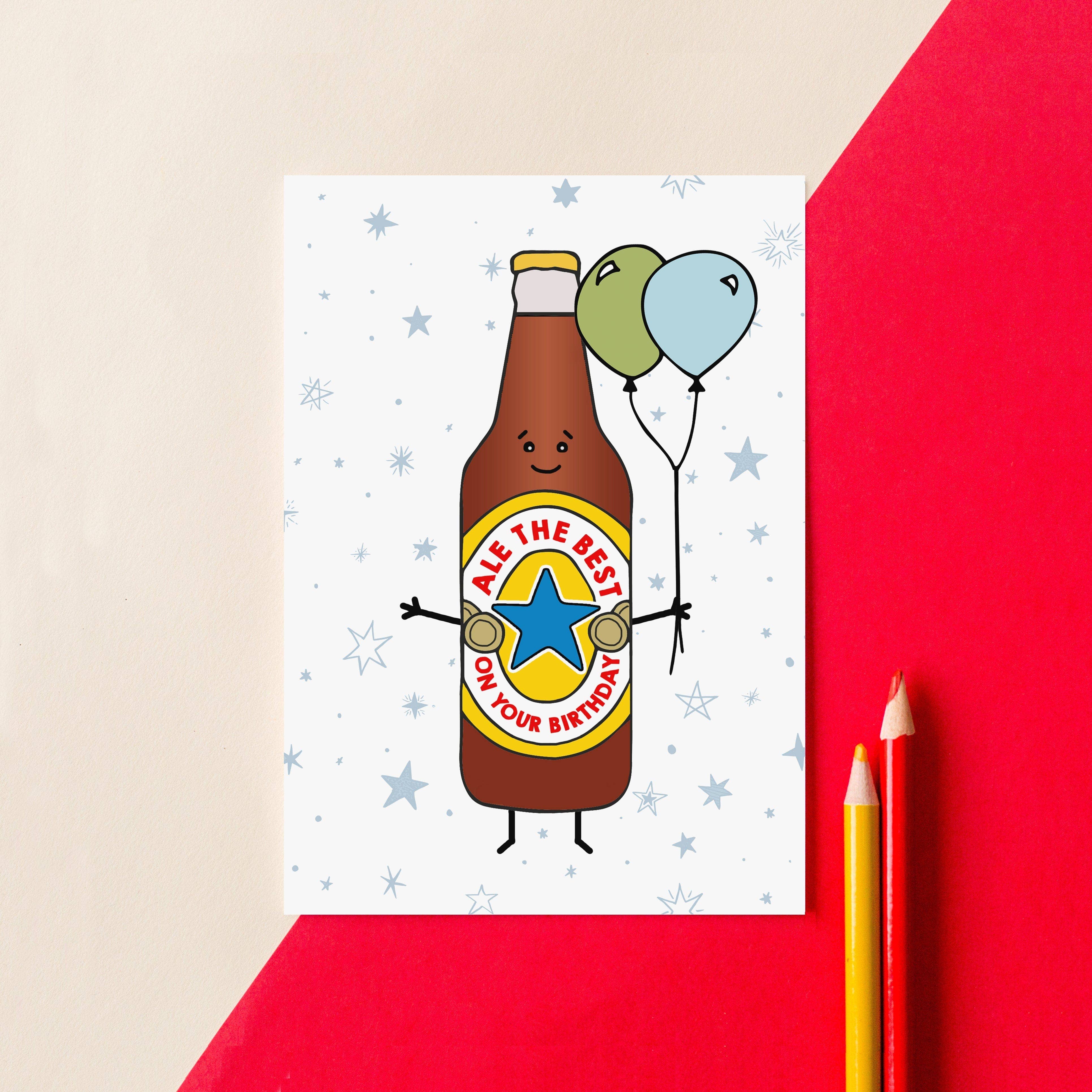 Of Life & Lemons – wholesale Birthday card – Funny Beer Birthday Card1