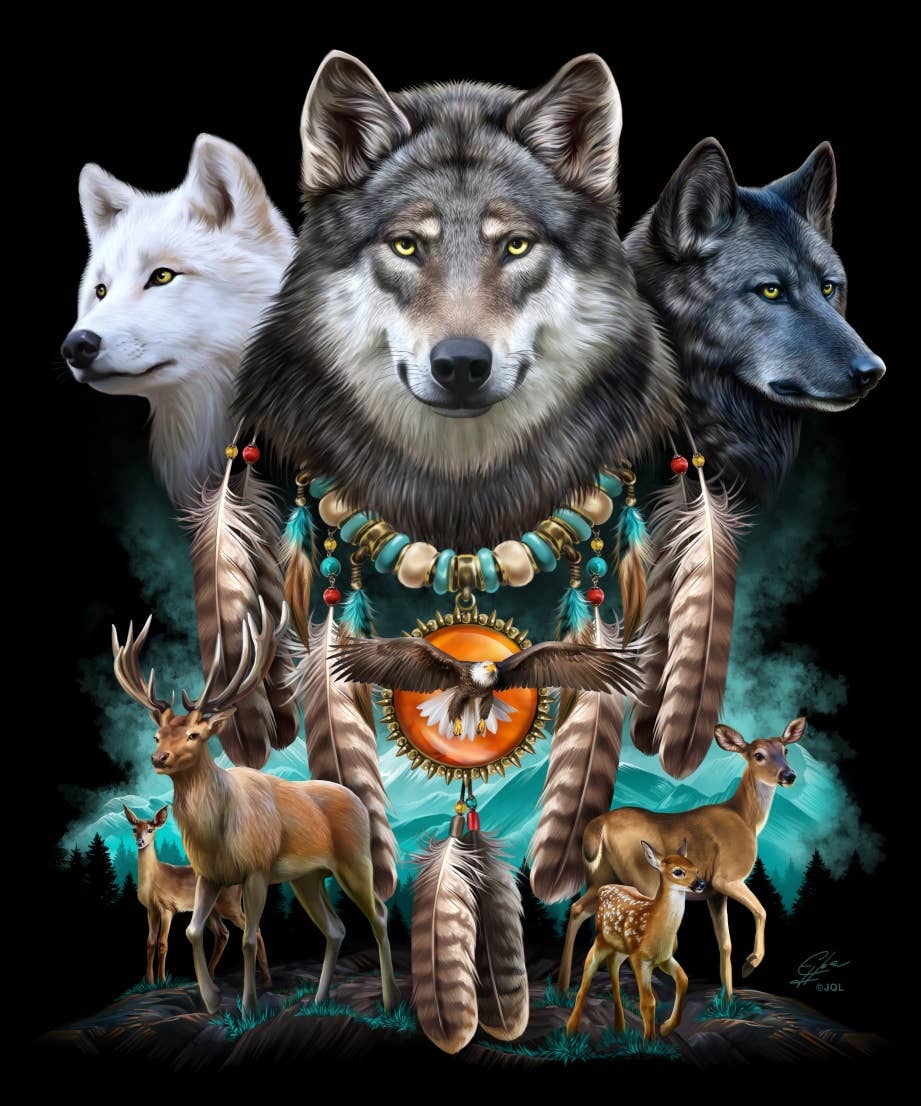 Duke Imports - Wholesale Bedding Blanket - "Native Wildlife" 1-Ply Medium Weight Faux Fur Blanket0