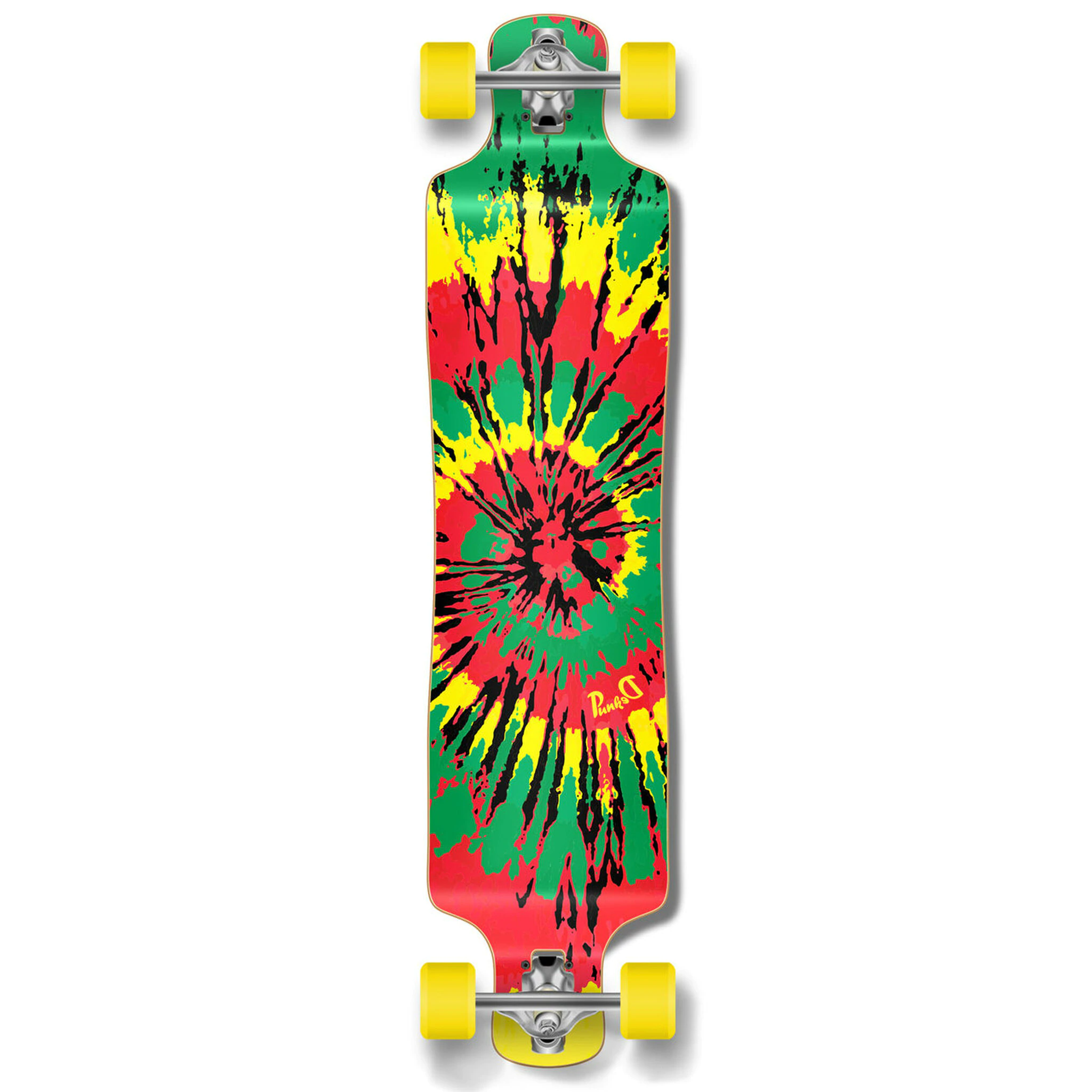 Yocaher Skateboards - Wholesale Skateboard - Yocaher Lowrider Complete Longboard - Tiedye Rasta0