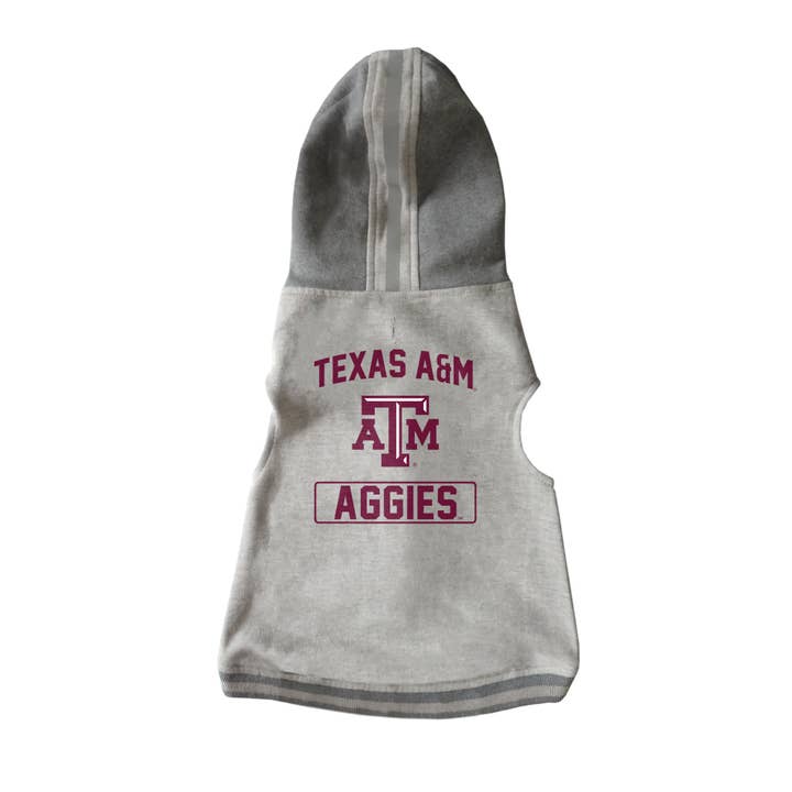 Pull ras-du-cou à capuche NCAA Texas A&M Aggies pour animaux pour la vente par Little Earth Productions