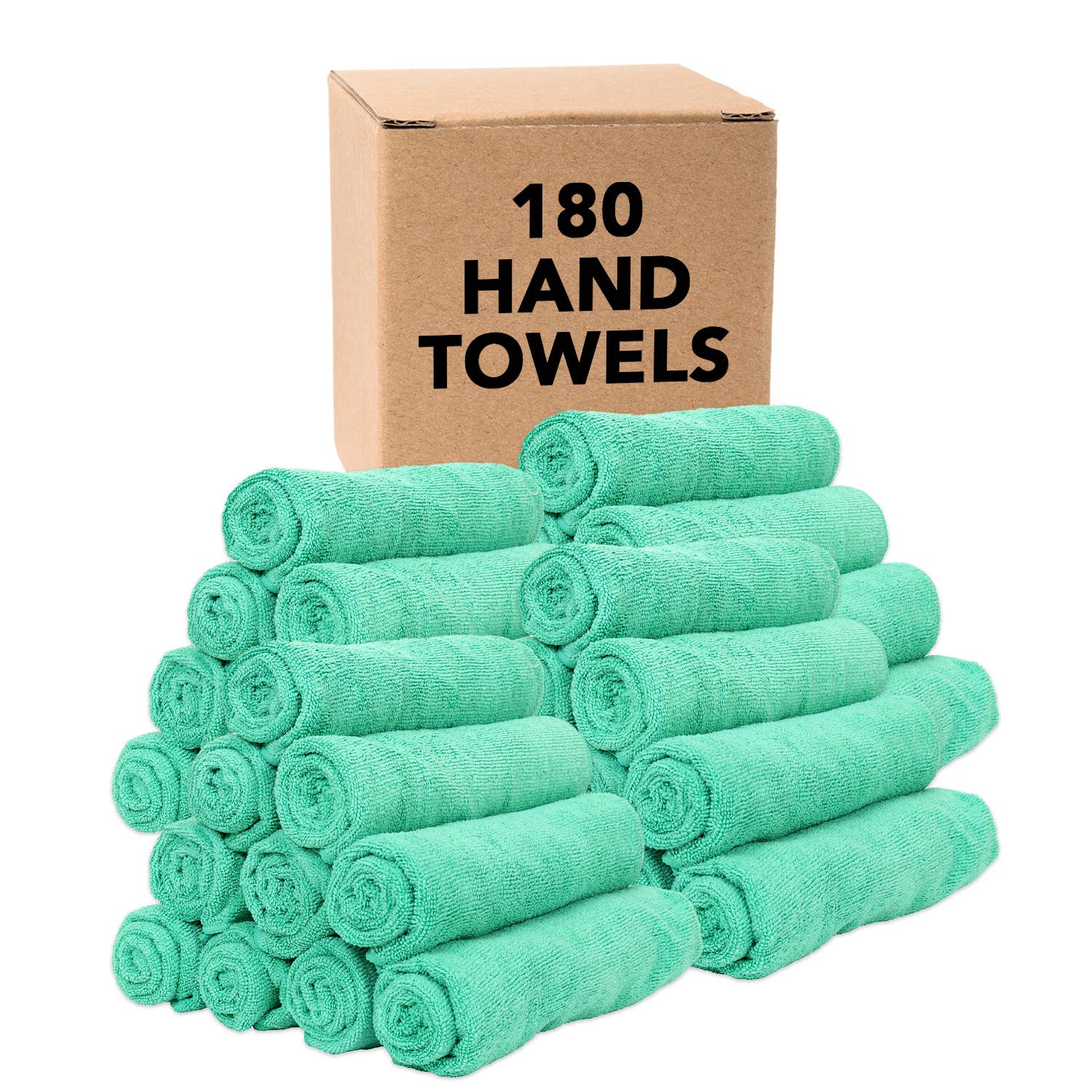 Arkwright Home - Wholesale Hand Towel - Hand Towels CASE of 180 - 16 x 27 Microfiber - Color Options0