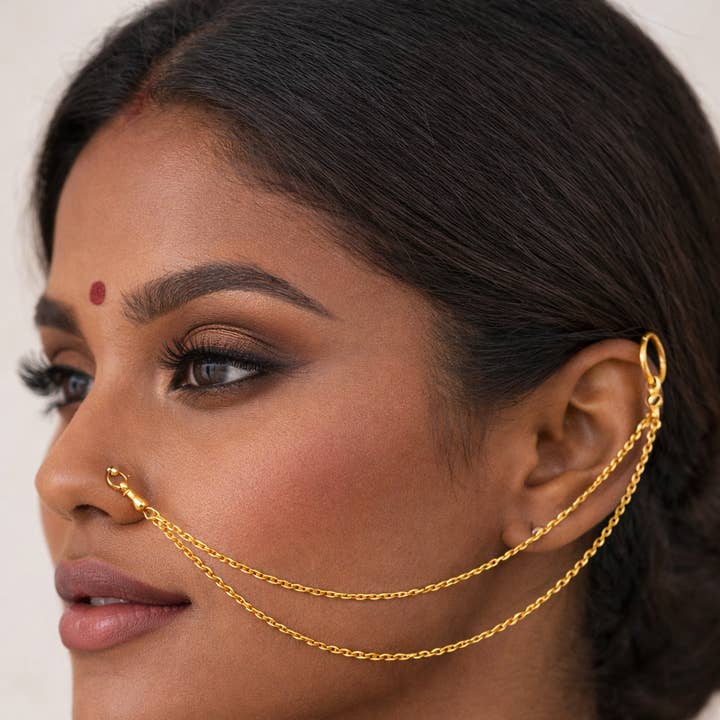 Dubbel guld näskedja för wholesale av Ava’s Accessory Box