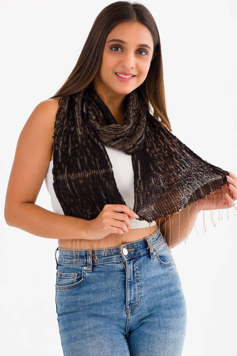 Sevya Handmade - Vente Écharpe – femme - Revati Écharpes en soie et laine23