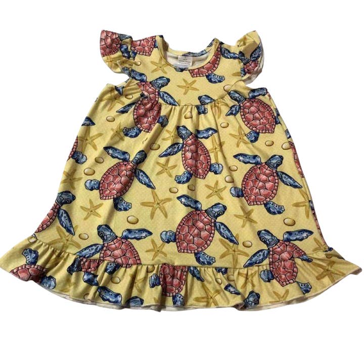 Turtles Girls Dress for wholesale by Yourself Expression