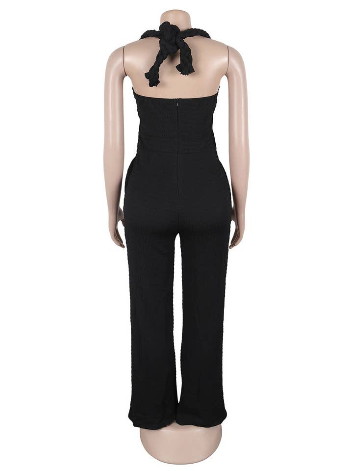 Aria Romance - Wholesale Top & Pant Set (NOT Loungewear) - Women's - Bandeau Wide Leg Jumpsuit14