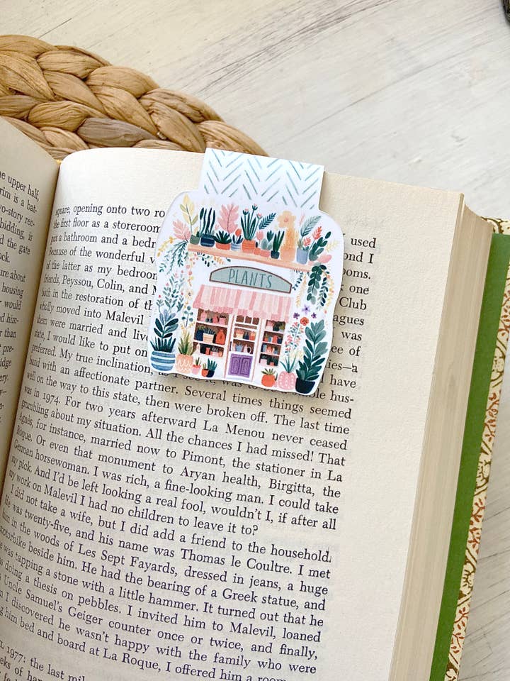 Plant Shop Magnetic Bookmark for wholesale by Makerie Day