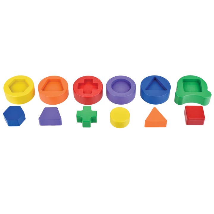 Discovery Toys - Wholesale Wood Toy - Kids - CATERPILLAR SORT & STACK Wood Shape Sorter Toy