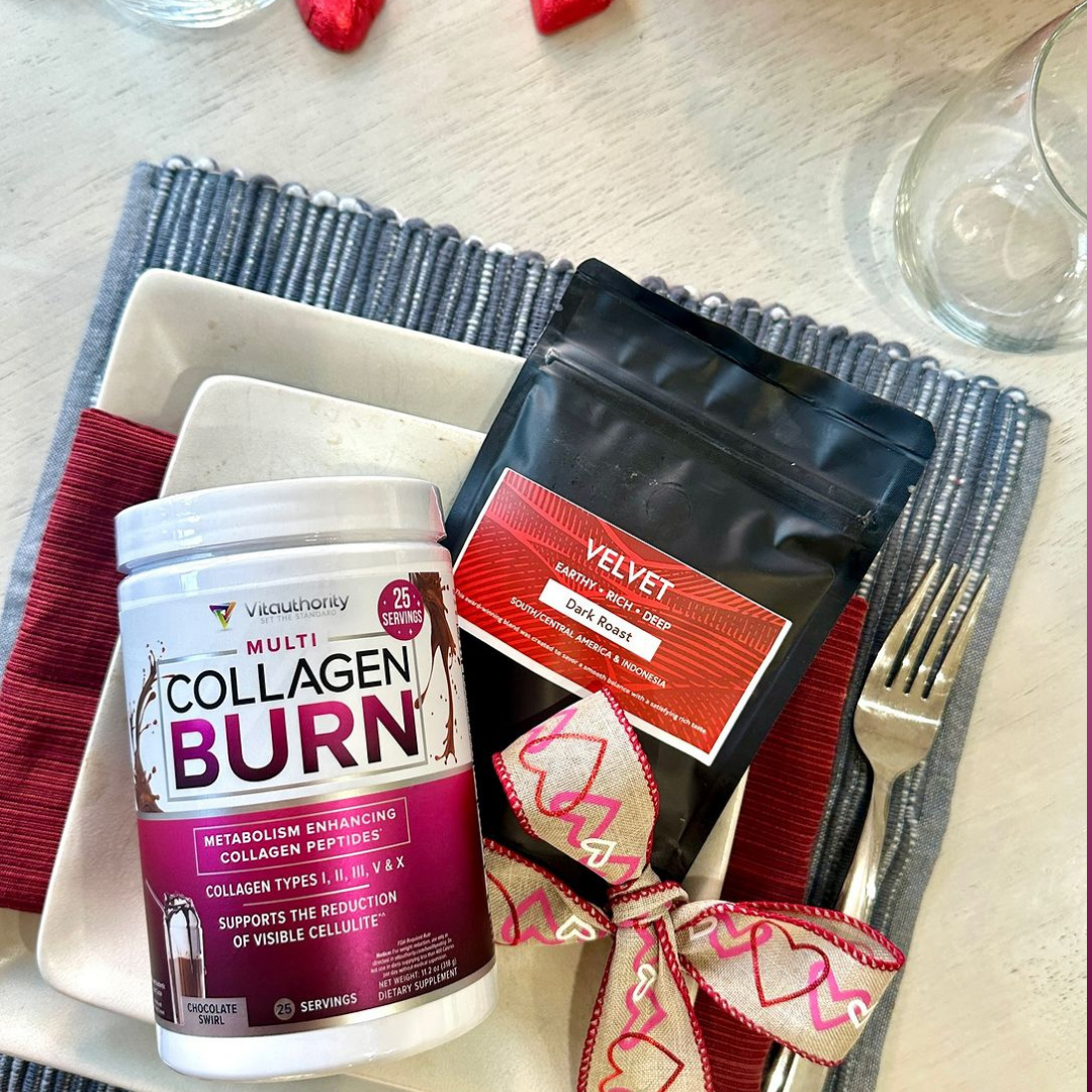 Vitauthority - Wholesale Oral Supplement/Vitamin - Multi-Collagen Burn Powder: Chocolate Swirl, Skin Firmness1