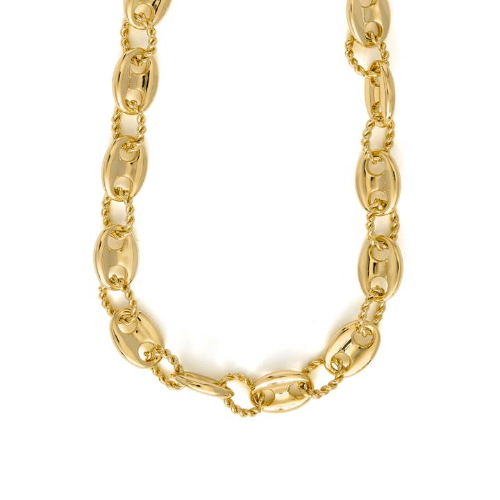 Collier Luxenter finition en or jaune 18k - Laroth pour la vente par Luxenter