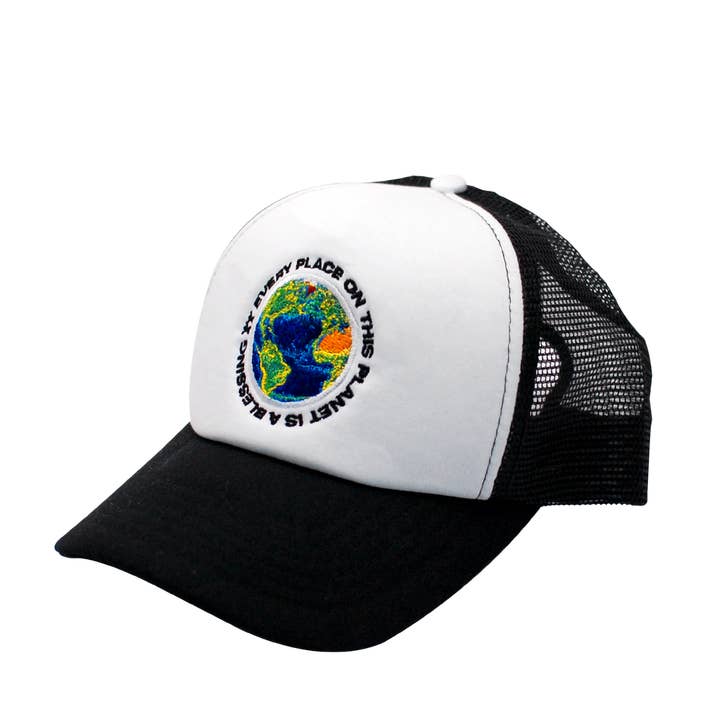 Black OUTHERE Trucker for wholesale by KIKO