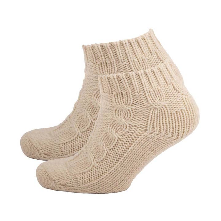 Eurostick - Venta al por mayor Calcetines - Mujer - Calcetines hasta el tobillo Aran Cable Chunky1