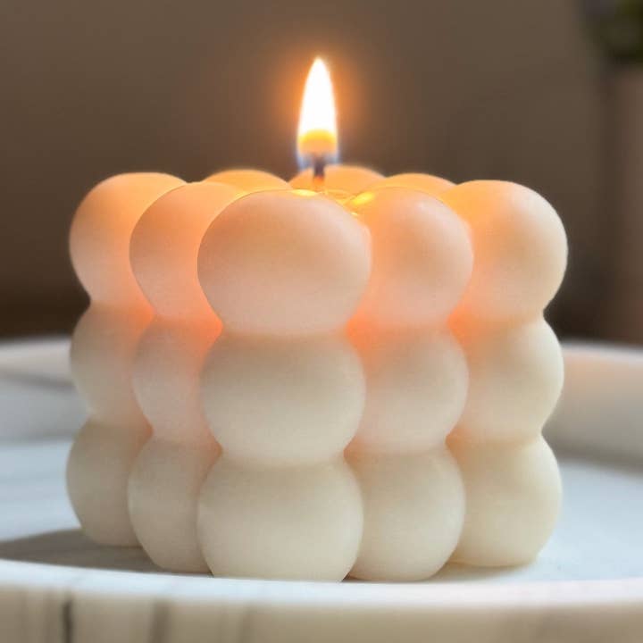 Bubble cube candle, bubble candle, handcrafted candle, gift and other Purchase Wholesale bubble candles. Free Returns & Net 60 Terms on Faire trending on Faire.