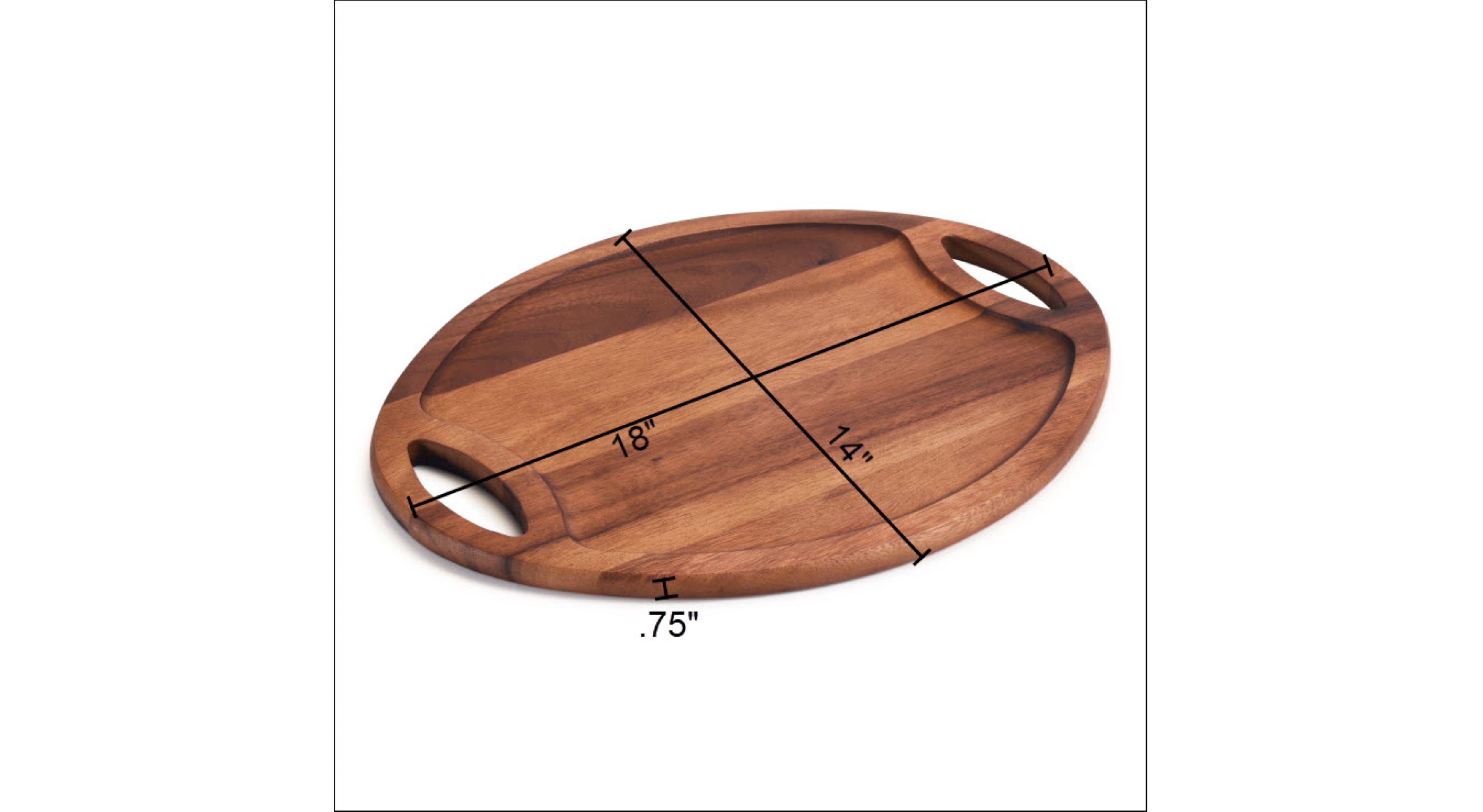 Kalmar Home - Wholesale Serving Tray - Oval Tray with Handle -Large3