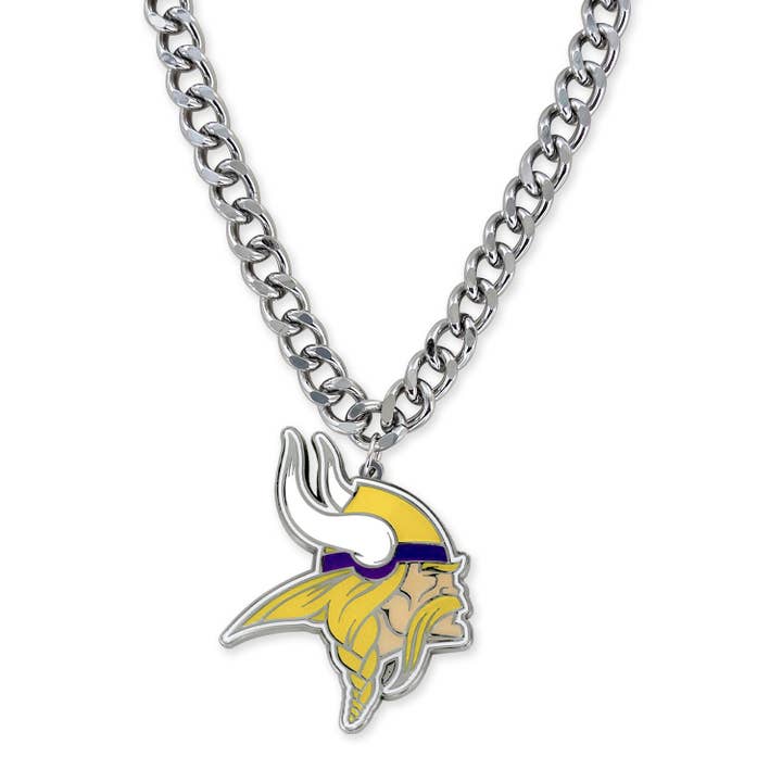 NFL Minnesota Vikings Heavyweight Team Logo Necklace for wholesale by Aminco USA