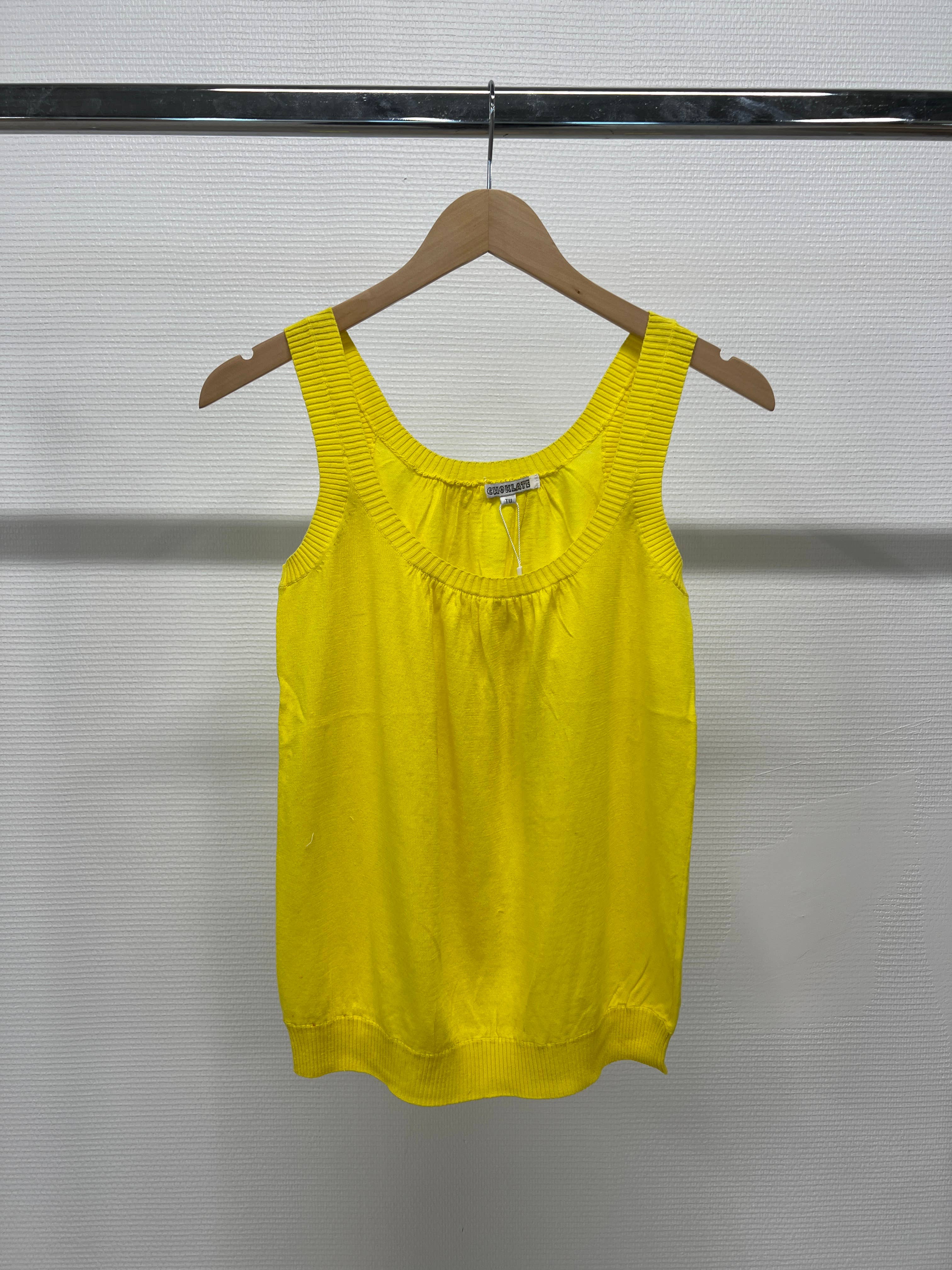 CHOKLATE PARIS - Wholesale Tank Top - Women's - Top tank round neck cotton knit - 25482