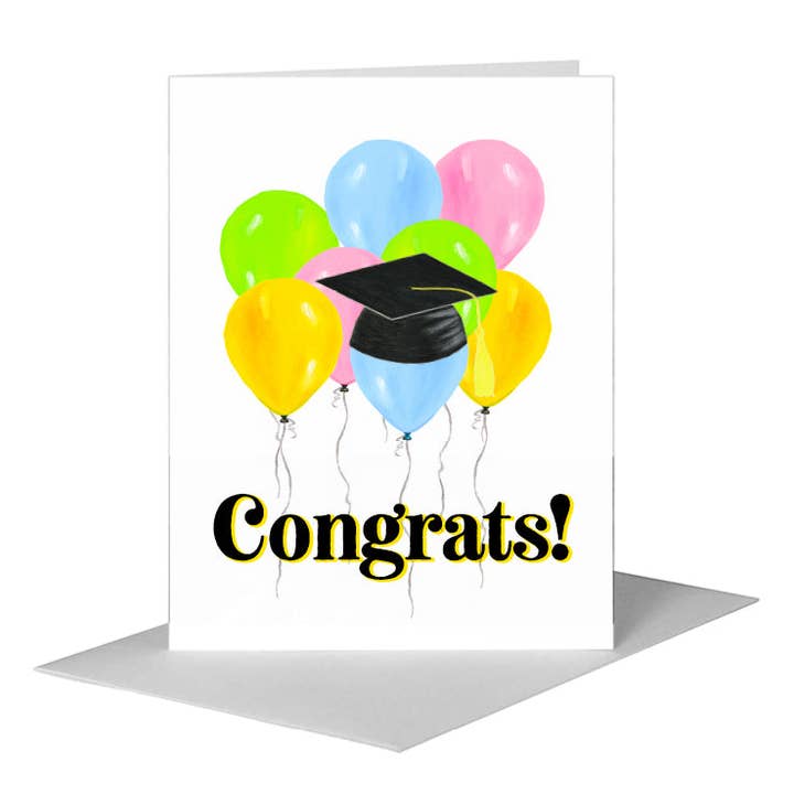 Ballonger, Gratulationskort (#7983EA) för wholesale av Printed Canvas