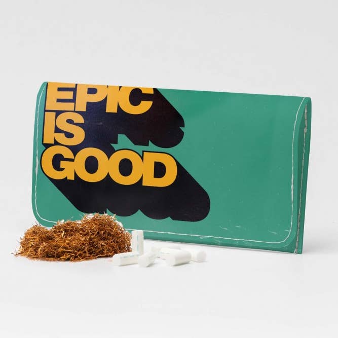 EPIC IS GOOD Tyvek® Tabacco pouch for wholesale by I Like Paper