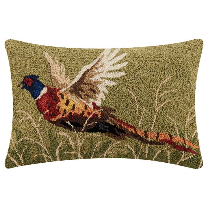 Peking Handicraft - Wholesale Throw/Decorative Pillow - Pheasant Hook Pillow