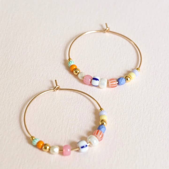 SAN SAN - Wholesale Hoop Earrings - Treasure Gold Filled Hoop Earrings2