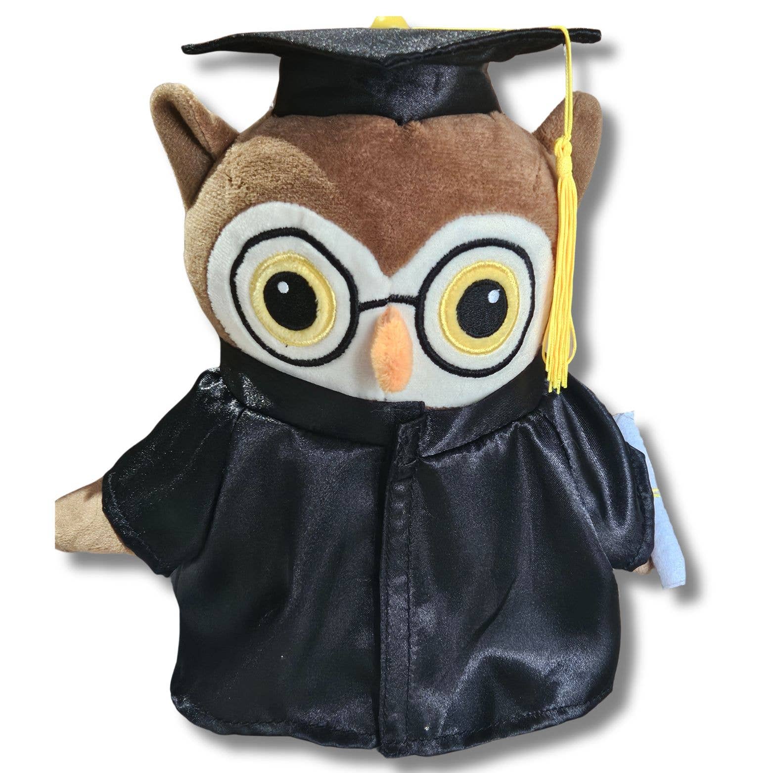 Soft Stuff Creations, Inc. - Wholesale Stuffed/Plush Toy - Kids & Baby - 8" Brown Grad Owl Plush0