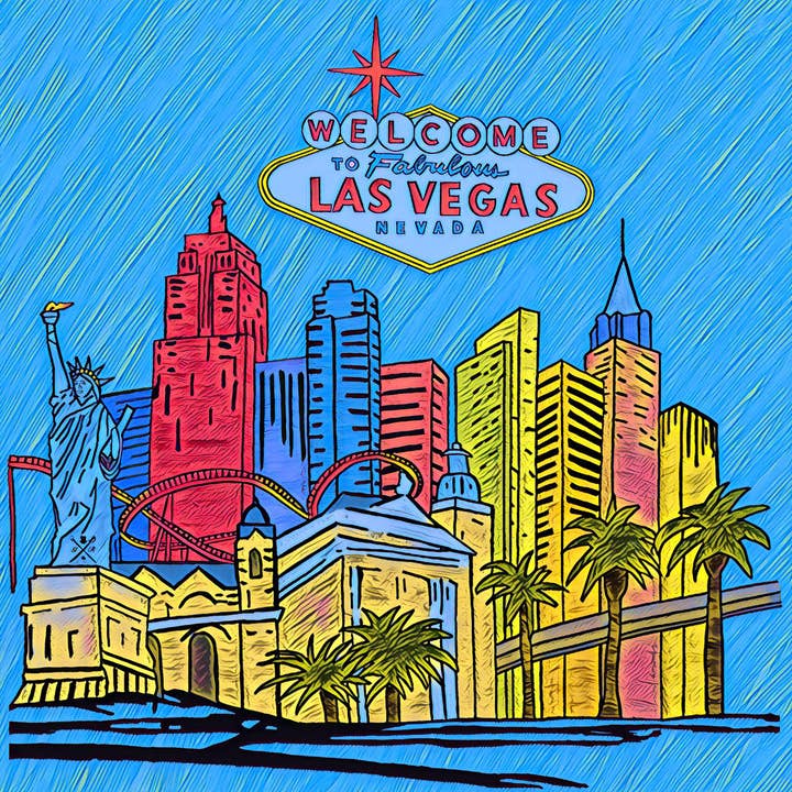 Fabuleux carré de poche bleu ciel de Las Vegas pour la vente par Gentleman Rogue