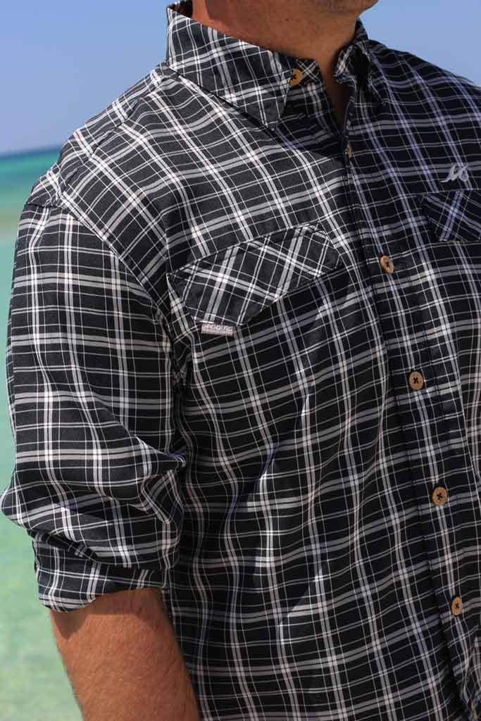 Mojo Sportswear Company - Wholesale Overhemd met knopen - Heren - Coastal plaid lange mouwen3