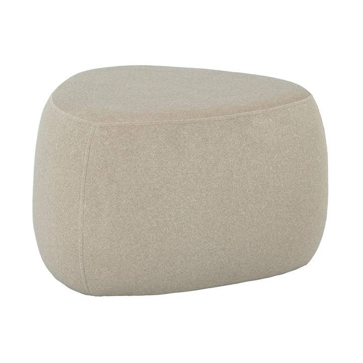 Stool Taburet beige 53 x 53 cm, PU 1 for wholesale by Gilde Handwerk Macrander GmbH & Co. KG