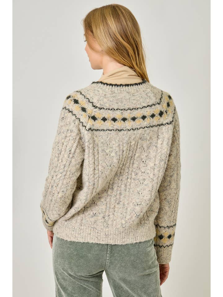 Stone 90002 Fair Isle Sweater Cardigan for wholesale on Faire3