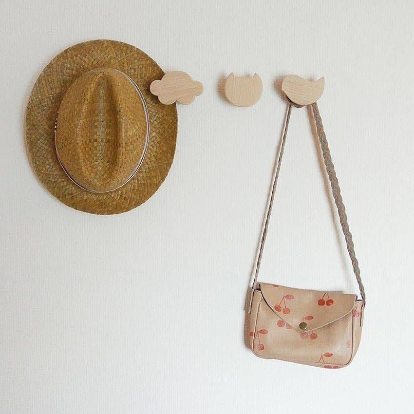 Briki Vroom Vroom - Wholesale Wall Hook - Kids & Baby - Single hook: Round/Single wood hook: Disc3