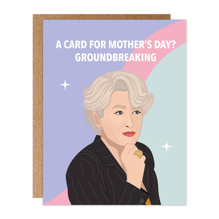 Miranda Priestly Mother's Day Card for wholesale by Poppermost Prints