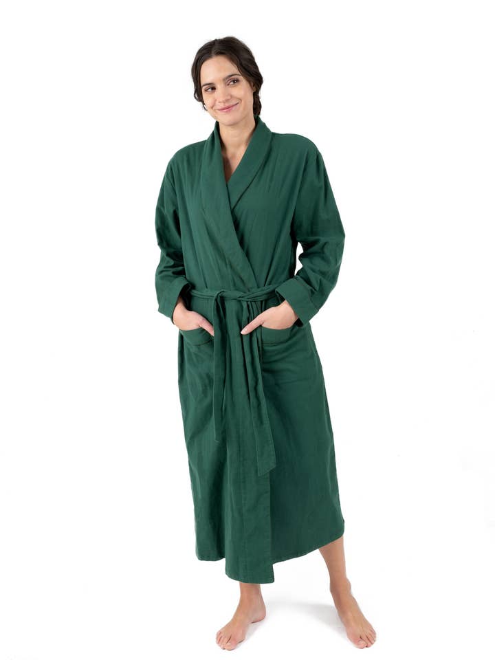 Leveret Pajamas – wholesale Robe – Women's – Womens Flannel Robe