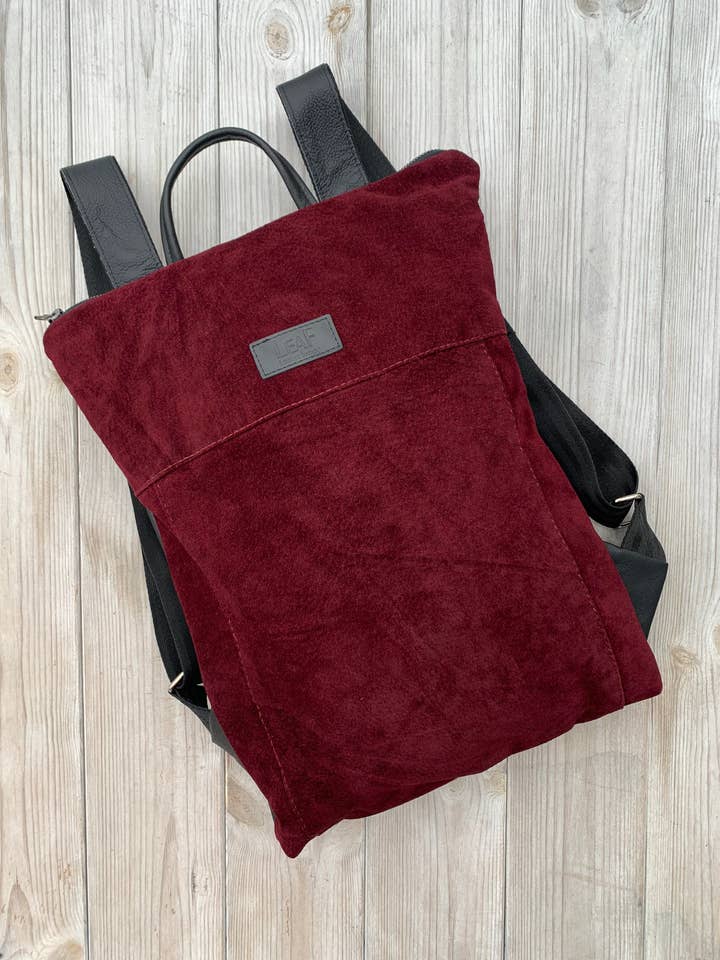 Mochila de Ante Reciclado para venta al por mayor de LeaF