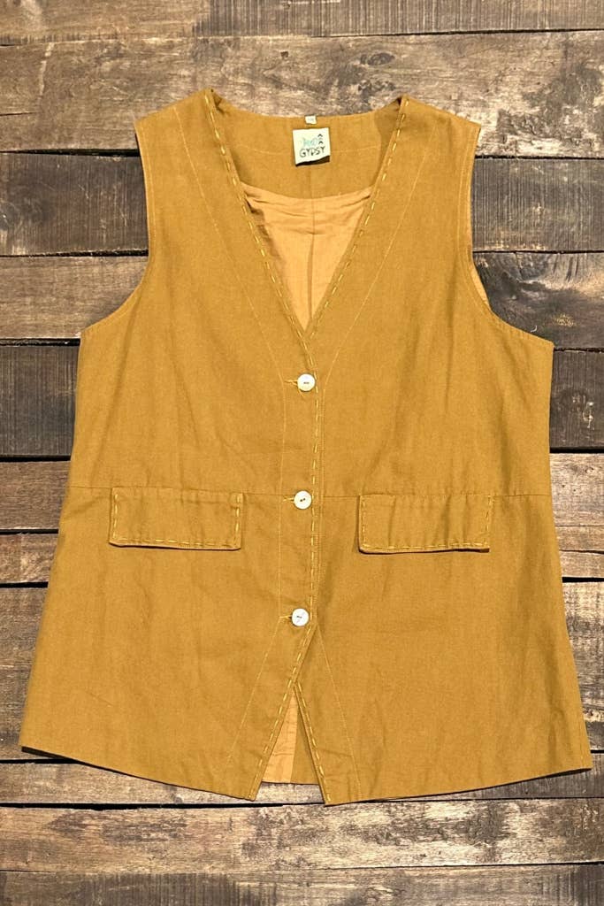 Jaded Gypsy – wholesale Väst - Dam – Harvest Winds Väst - Camel1