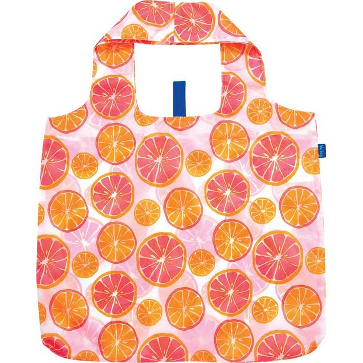 rockflowerpaper - Wholesale Grocery/Shopping Bag - CITRUS RED blu Bag Reusable Shopper Tote
