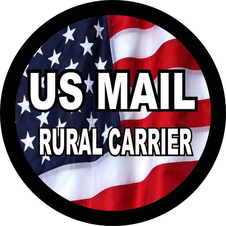 Housse pour pneu de secours Us Mail Rural Carrier American Flag pour la vente par Dirty Acres