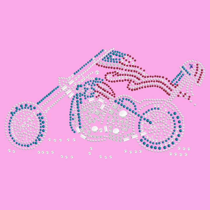 Camiseta feminina vermelha branca e turquesa para motocicleta por atacado de Dog in the Closet