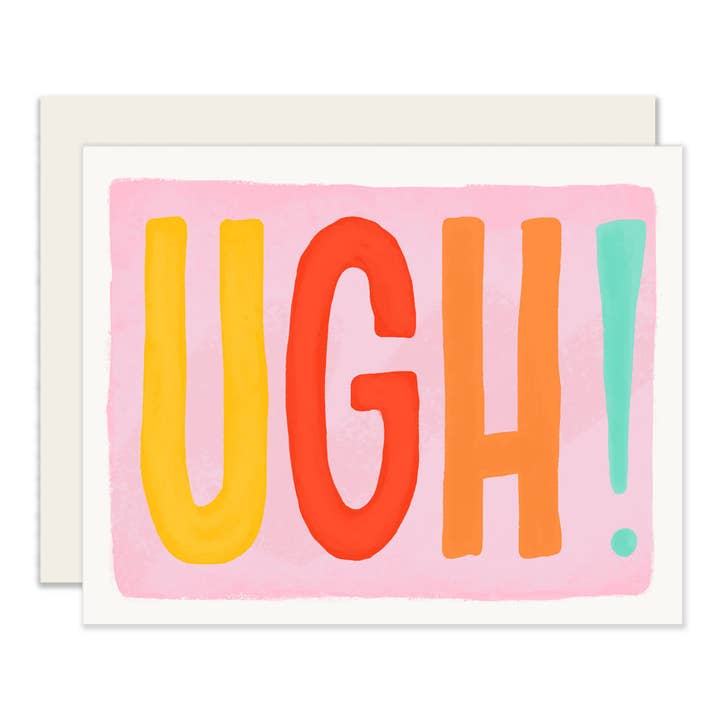 Ugh! Card for wholesale by Slightly Stationery