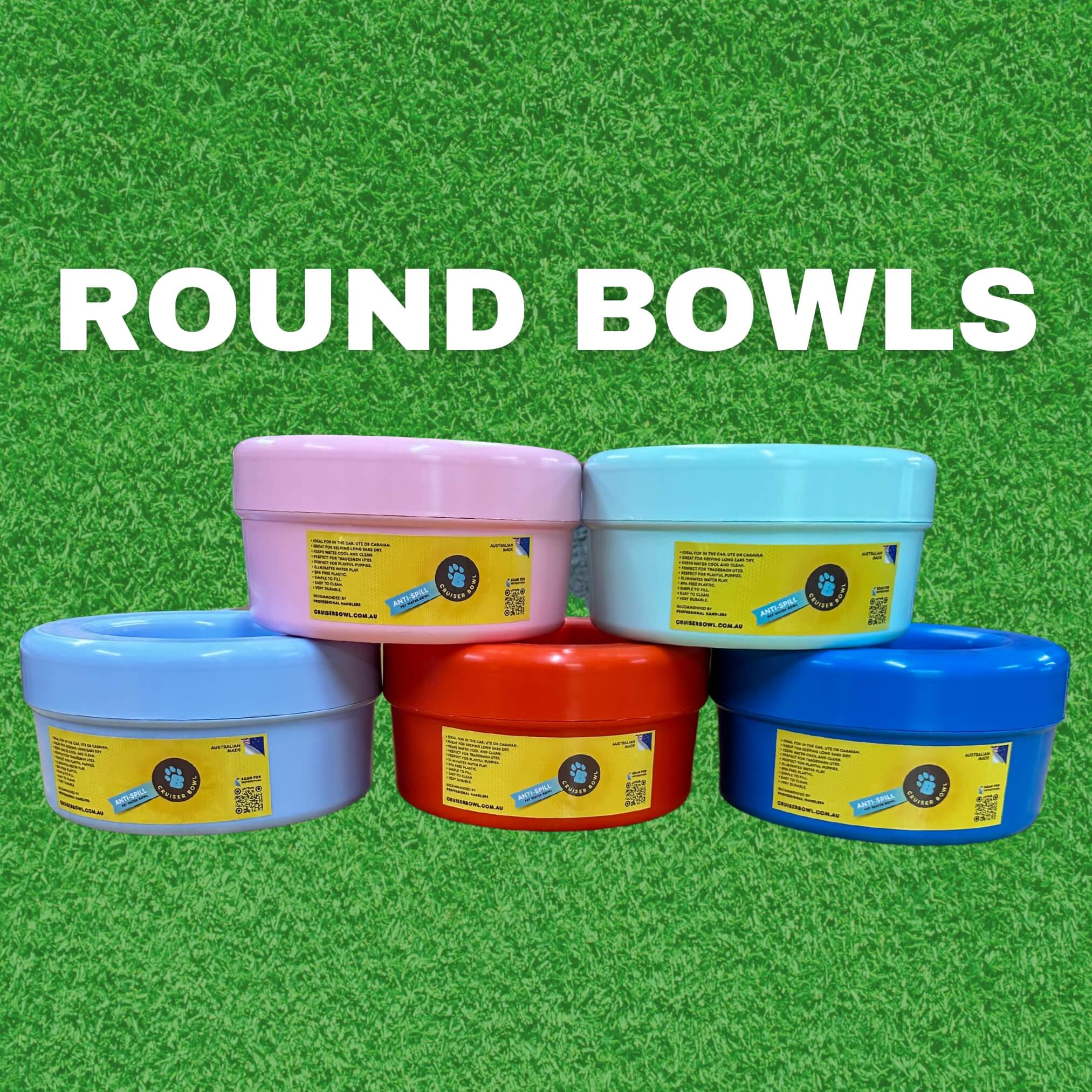 Rover Pet Products – Engroshandel Madskål - Kat/hund – K9 Cruiserbowl - Rund hundevandskål6