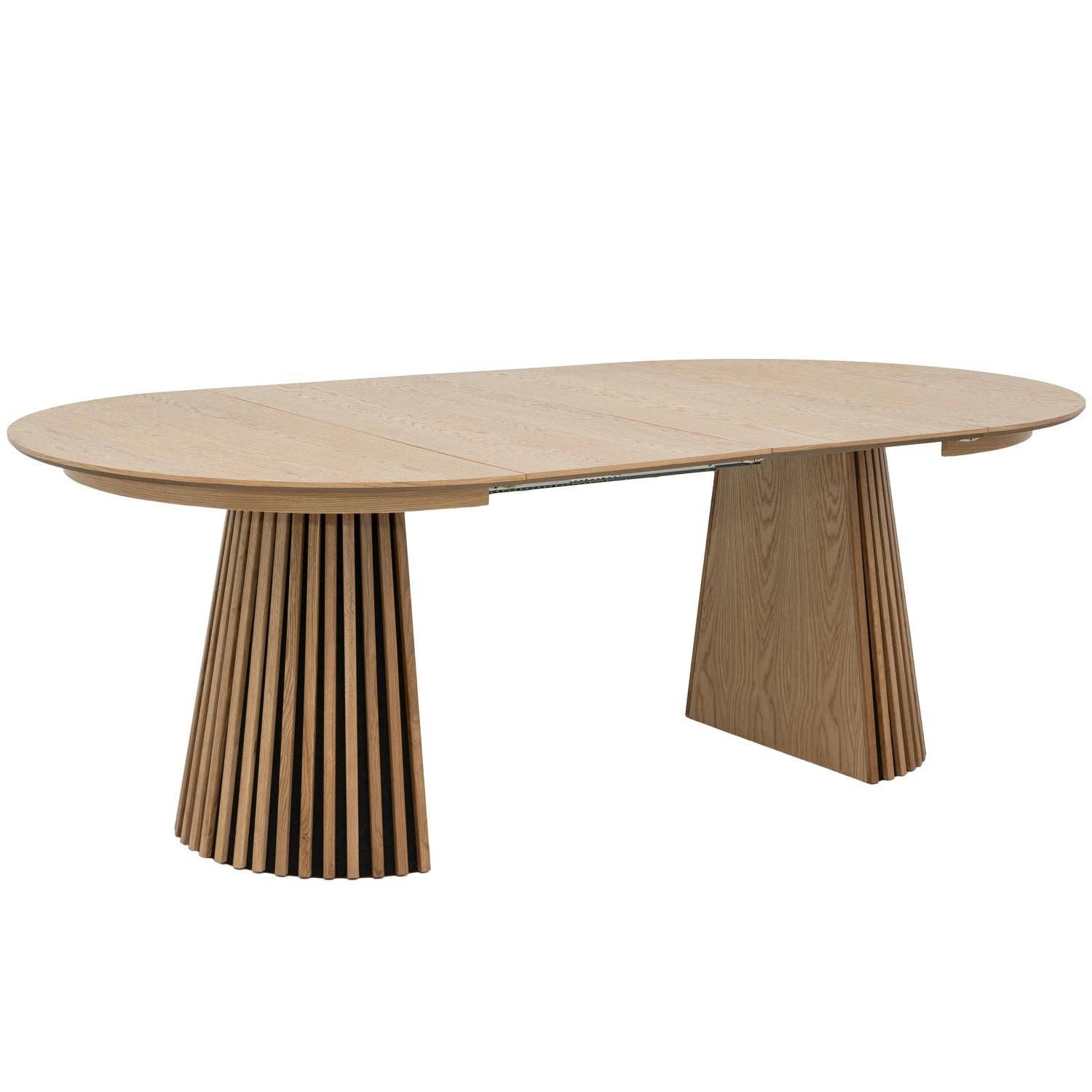 Furnhouse - Wholesale Side Table - Round Extendable Dining Table Svendborg ø120/220 cm - Natural Oak10