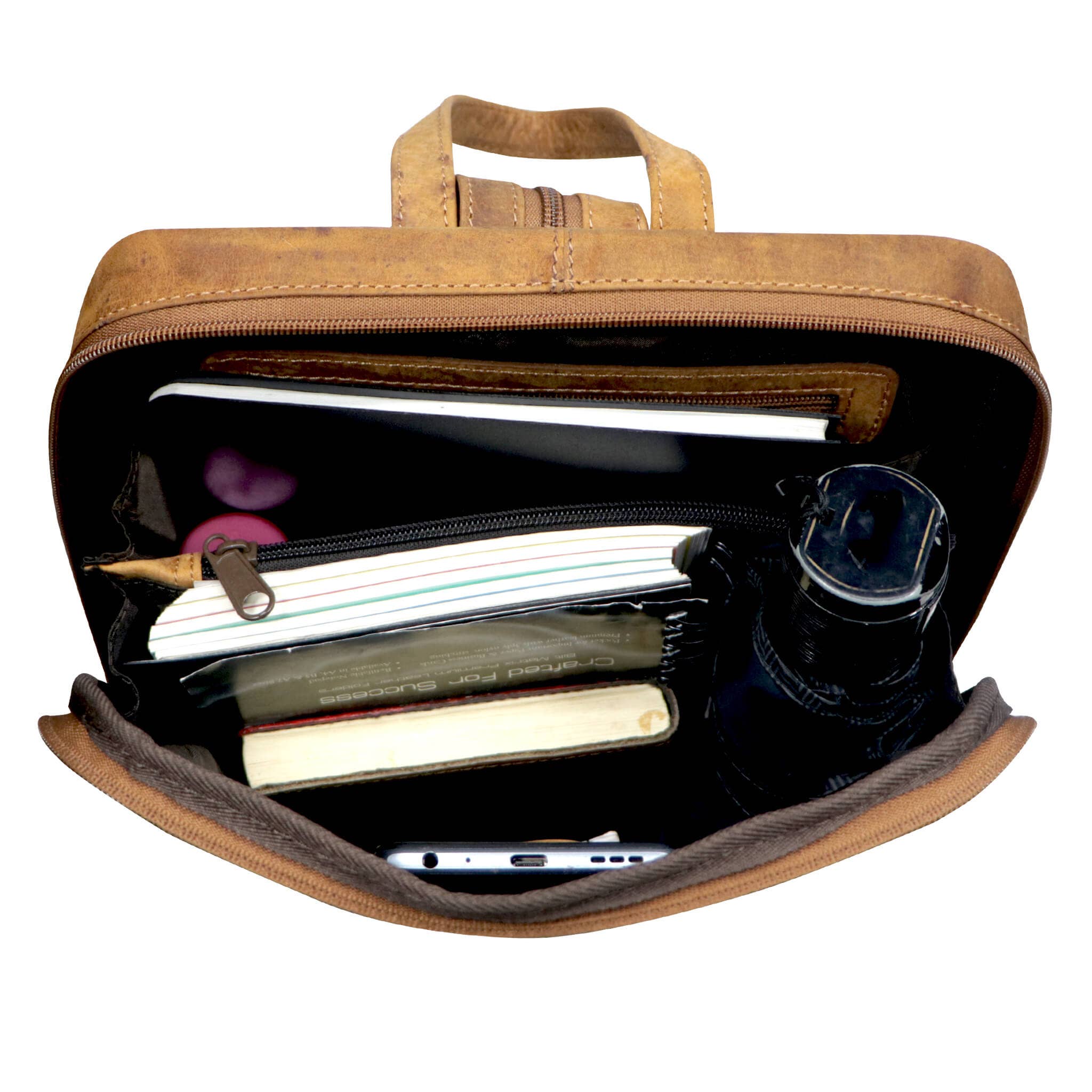 Greenwood - Wholesale Rugzak - Dames - Anna vintage leren rugzak, kleine damestas, leren daypack3