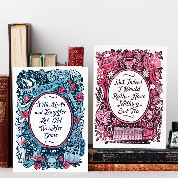 Cath Tate Cards - Vente Carte de vœux classique - JANE AUSTEN2