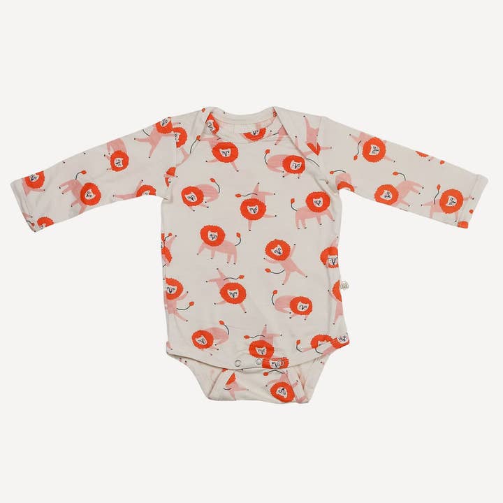 Long Sleeve Bodysuit - Lion for wholesale by Charming Mary