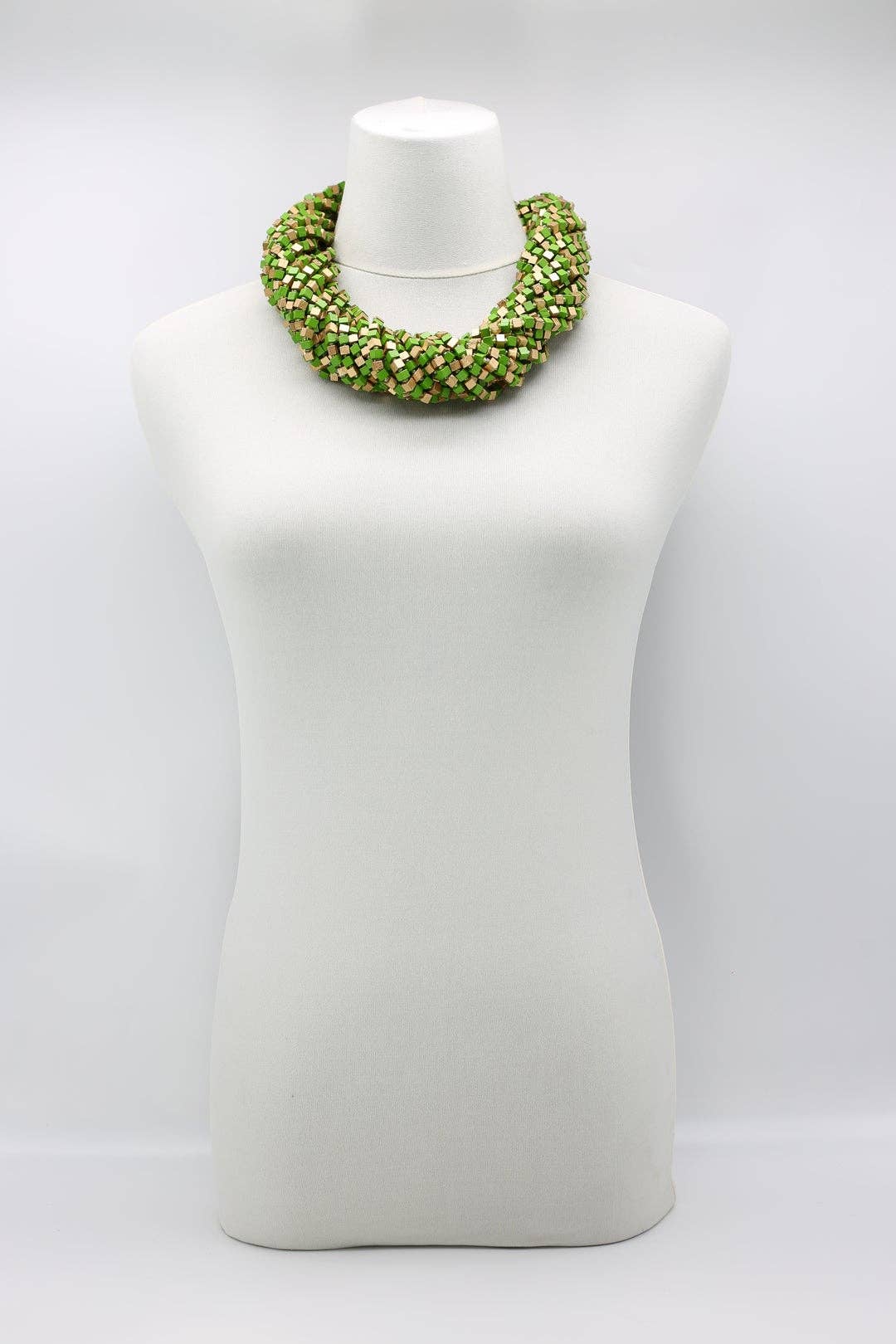 Jianhui London – Engroshandel Perlehalskæde – Den næste Pashmina halskæde Træperler - Mosaic Art63