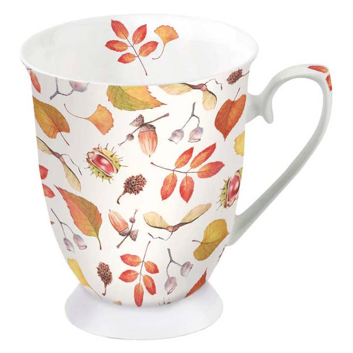 MUG (Fine Bone China) - Autumn Details (250 mL) for wholesale by Elegant Gifts