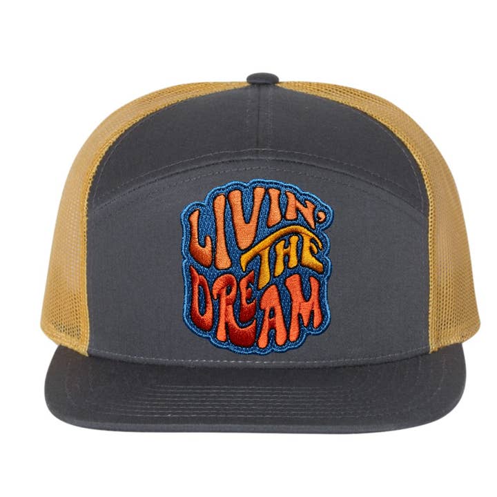 Casquette Snapback à Visière Plate "Livin' The Dream" pour la vente par Spruce Seed