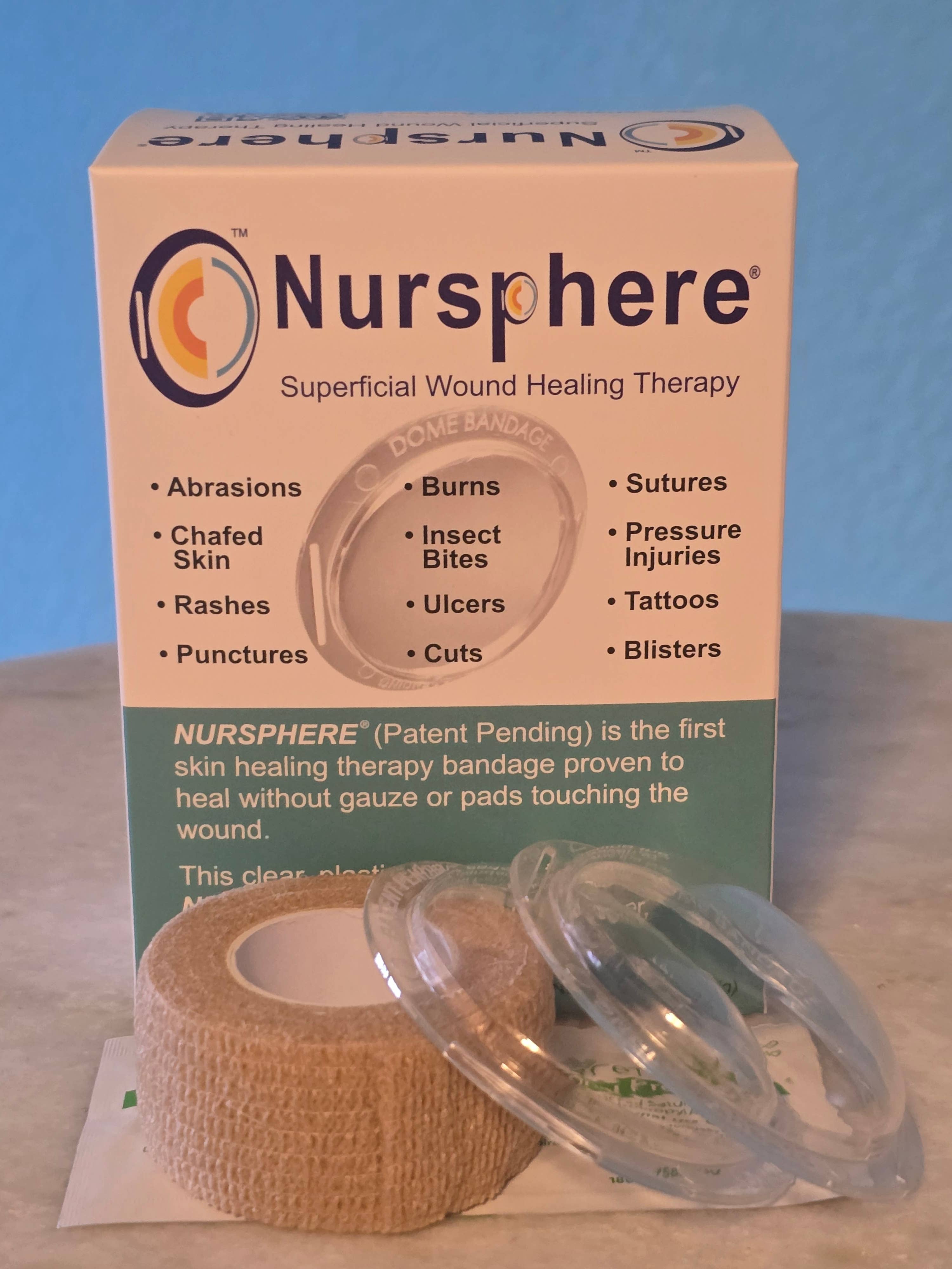 Nursphere Original Dome Bandages - Wholesale Bandaids/Bandages - Nursphere® Original Bundle Dome Bandages™/Wound Tracker™ App4