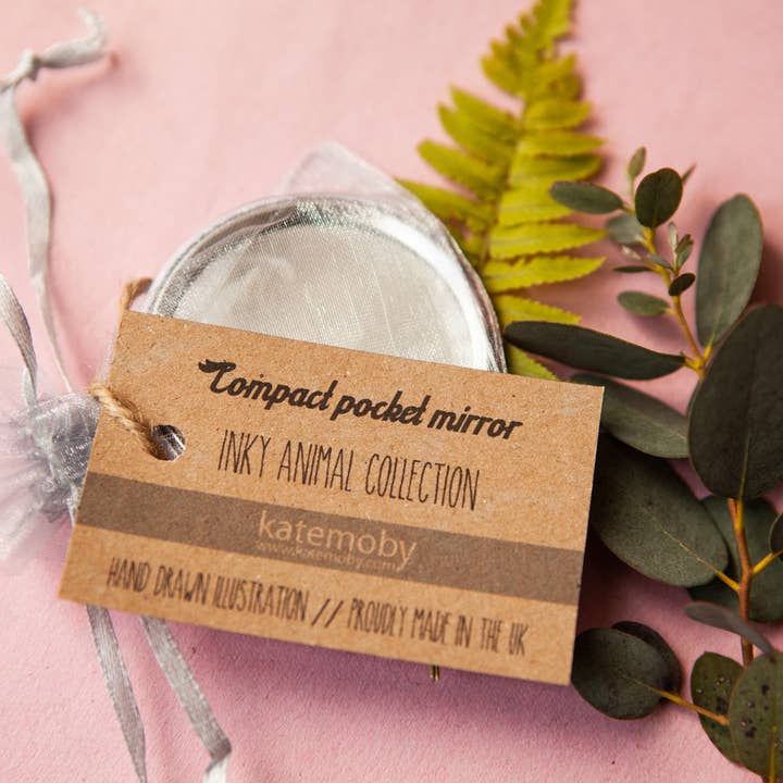 Kate Moby – Engroshandel Kompaktspejl – Inky Owl Pocket Kompakt spejl3