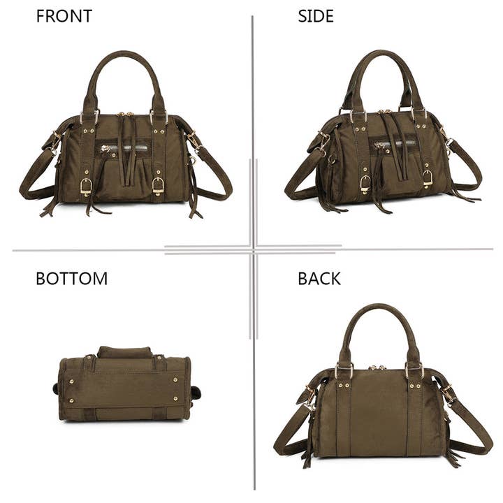 Gallantry - Wholesale Shoulder Bag - Women's - Skyla Small Golden Suede23