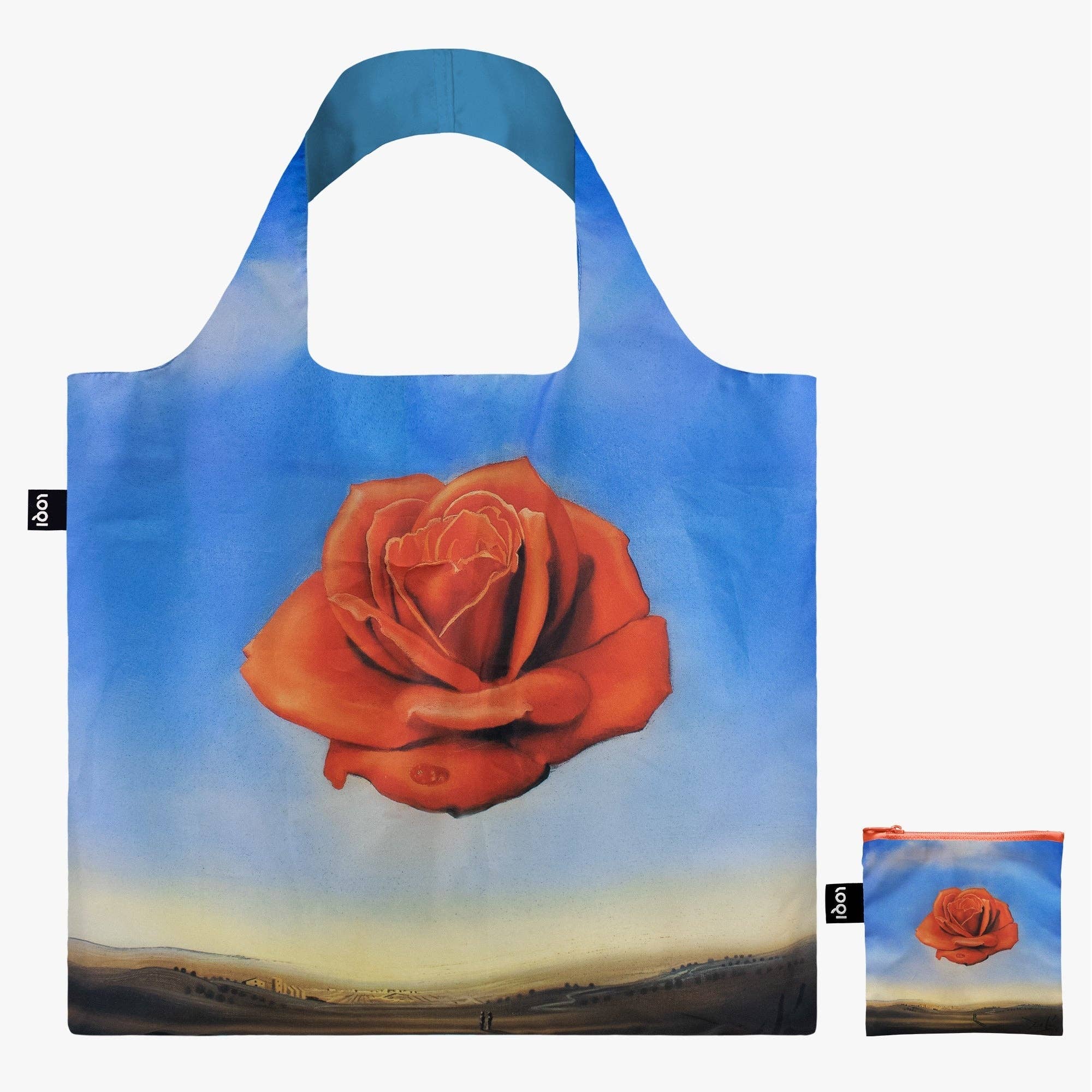 LOQI LLC - Wholesale Tote Bag - Unisex - SALVADOR DALI Meditative Rose Recycled Bag0