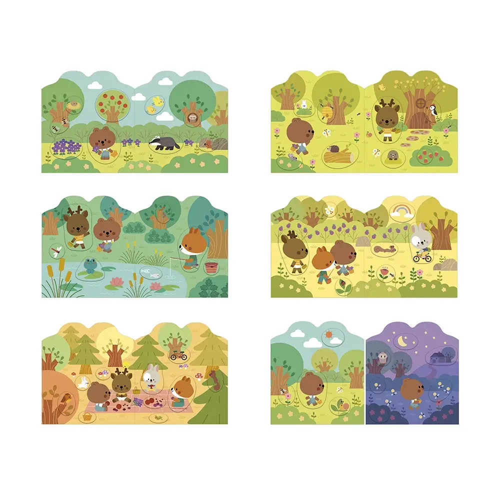 Juratoys – wholesale Sticker – Child & baby – Stickers Book - The Forest4